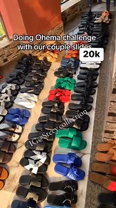 COUPLE SLIDE😊 Available in all colors and sizes .Both for 20,000 naira . #stecycollection #makemefamous #hustlersng #handmadefootwears #CEO #virall | Stecy Collections