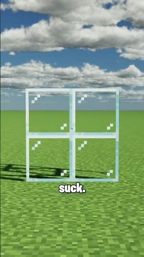 Fix Minecraft’s UGLY Glass #minecraft