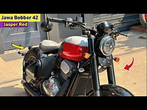Aagaya Jawa Bobber 42 Jasper Red New Colour Review🏍️ Stylish & Powerful Bike With New Features
