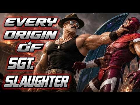 4 (Every) Origins of Sgt. Slaughter From G.I Joe - Explored - Toughest Joe Ever!
