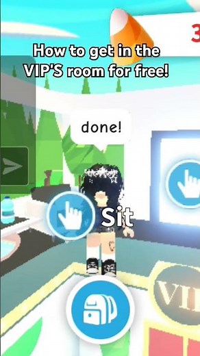 How to go in the VIP'S room for free in adopt me