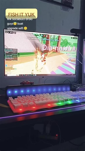 LIMEIDE Combo Keyboard Gaming RGB GTX300 dengan Mouse - Full Set Mobilator FF - Hitam - Switch Mekanikal, LED RGB, Tombol FN, Koneksi USB, Kompatibel Windows