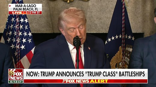 PRESIDENT TRUMP announces new "Golden Fleet" of U.S. Navy battleships: "Each one of these will be the largest battleship in the history of our country." | Fox News