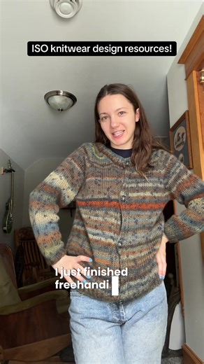 Knitwear designers please tell me what resources you used if any when you got started! I have the Knitting Pattern Writing Handbook, considering purchasing other books :) #knitting #knittok #knitwear #knitweardesigner #knittingpattern