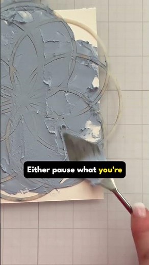 DIY Custom Colored Embossing Paste - #art #embossingpaste #laurelbeard #diy