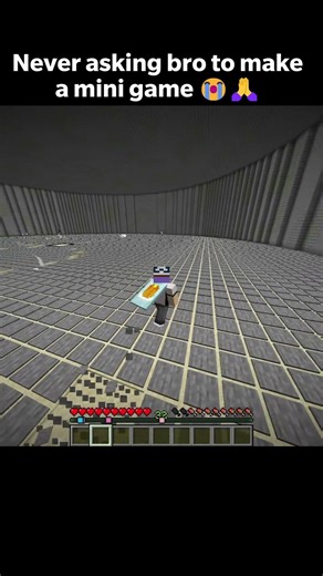 Bro ask to create a game #minecraft