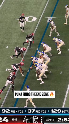 Puka to tie it up! LARvsATL on ESPN/ABC Stream on #NFLPlus and ESPN App | NFL