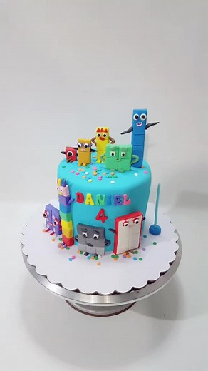 Delicious Number Blocks Cake for Any Celebration
