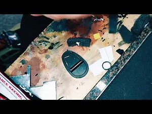 Cutting Rc Tire Foam to Make tires softer.