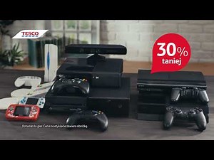Reklama Tesco - konsole do gier (sierpien 2015)