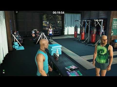Hitman 3 - Strangling Steven Bradley with Barbell, Silent Assassin