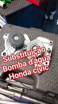 Honda Civic water pump replacement! #car #qualitycar #workshop #valuabletip