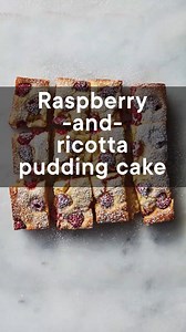 Watch as Kate & Holly make a special raspberry & ricotta pudding cake for Mother's Day. 💕 | WOOLWORTHS