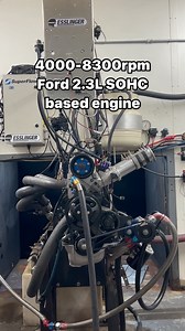 Today we finished up the mapping on a Ford 2.3L SOHC engine. This is a 4000-8,300rpm pull. #esslingerpower #ford2point3sohcpower | Esslinger Engineering