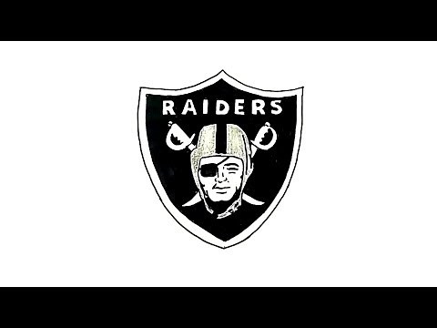 How to Draw the Oakland Raiders Logo
