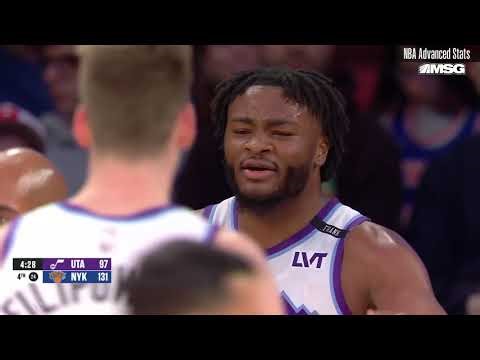 Isaiah Collier - 13 Points, 7 Assists vs Knicks - 2025-26 Regular Season