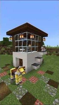 Minecraft Starter House Tutorial | Easy Survival Base Design for Beginners 🏠✨