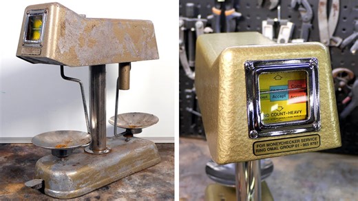 Restoring a 1960s Omal money checker machine