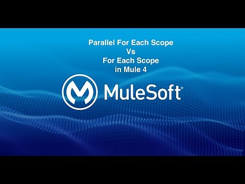 Parallel For Each in Mule 4 | Mule 4.3.0 | Parallel For Each Vs For Each Scope