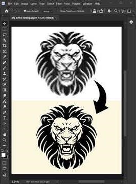 Easy Photoshop Tips: How to Upscale Low-Resolution Graphics and Remove Backgrounds! #shorts