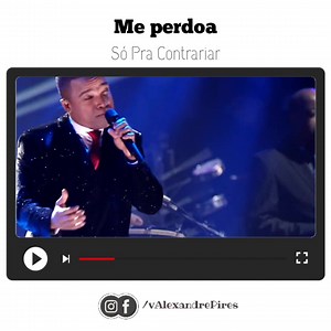 Me perdoa - Só Pra Contrariar 💙 Compositor: Betinho Marques / Marcos Mosqueira @compositorbetinhomarques Álbum: SPC 25 anos 💿 Letra Me persegue o castigo Nada mais faz sentido Um caminho perdido Estou desiludido e tão arrependido Não por falta de aviso Te tirei do meu mundo e hoje a cada segundo Penso em você, tento esquecer Tô com medo de tudo Você me dizia cuidado ao mandar Os recados pro seu coração Eles podem errar o endereço Tomar outro rumo, outra direção Me pego brigando comigo por erro
