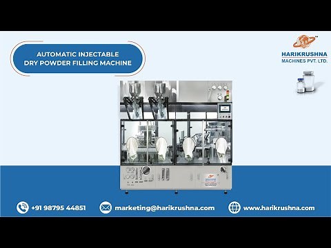 Automatic Injectable Dry Powder Filling Machine
