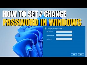 How to Set Password in Windows / Change Laptop Password Windows 10/11