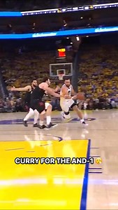 Steph Curry powers through and gets the TOUGH AND-1 finish! 💥 HOU-GSW • LIVE on ABC | NBA