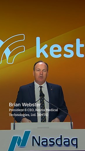 “You haven’t seen anything yet. We’re just getting started.” 😎 says Brian Webster, President and CEO of Kestra Medical Technologies, Ltd. [KMTS] It’s IPO day for $KMTS, and we are so excited to officially welcome you to the #NasdaqListed family! 🎉 | Nasdaq