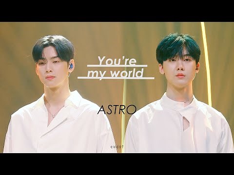 [ASTRO] 아스트로 - You’re my world 히든트랙2 직캠 교차편집+색보정 (Stage mix + Color grading)