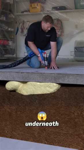 Polyurethane-foam inject on slabs 🤯