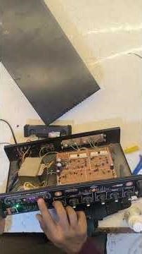 Repairing a 4 Transistor Amplifier at Home 🔥 | DIY Audio Amplifier Repair Tutorial 🎧