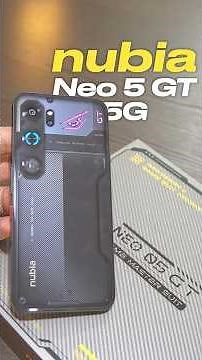 nubia Neo 5 GT 5G Unboxing (ASMR) + Accessory Box with Magnetic Case, GT Cable, nubia GT Buds