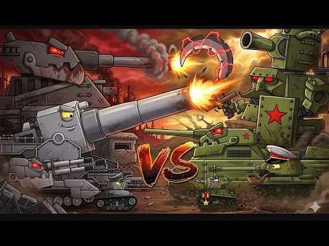 "Epic Tank Battle: The Ultimate Clash of Cartoons!"