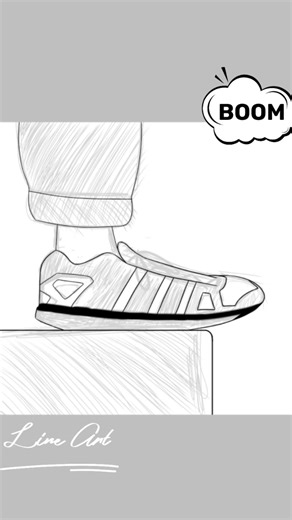 Shoes Line Art 🎨| #art #drawing #tutorial