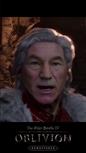 Patrick Stewart as Emperor Septim | TES IV Oblivion Remastered