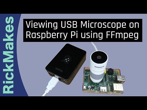 Viewing USB Microscope on Raspberry Pi using FFmpeg