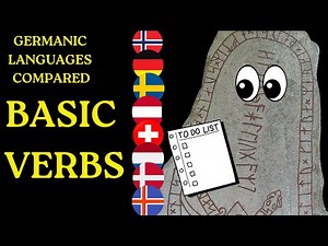 Germanic Languages Compared: Basic Verbs #germanic