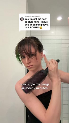 Full Bangs Styling Tutorial: 2 Minutes to Perfect Bangs
