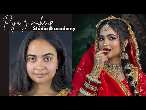 Beautiful Punjabi bridal look makeup tutorial #makeup #viral #art