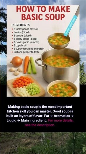 how to make basic soup