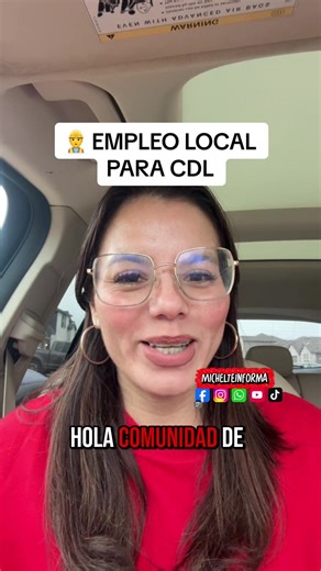🚚 Trabajo LOCAL para chofer CDL en Texas 💵 Pago semanal | Camión donpe Si tienes experiencia, esta es tu oportunidad. 👇 Comenta código postal y comparte #michelteinforma #trabajostexas #cdltexas #chofercdl #empleolocal
