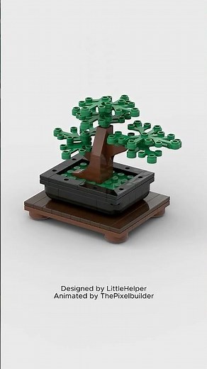 ‪@LEGO‬ Little Bonsai | 3D Animation Build