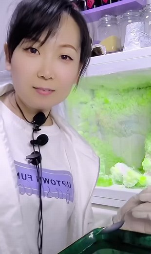 crunchy green freezer frost scraping and eating #ice #icelover #iceeating #iceeatingasmr #iceeatingvideos #fyp #viral #asmr #iceeatingsound #crunchyice #crunchyiceeating #freezerfrost #freezerfrosteating #freezerfrostasmr #freezerfrostscraping