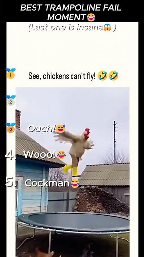 BEST TRAMPOLINE FAIL MOMENT😂 #funny