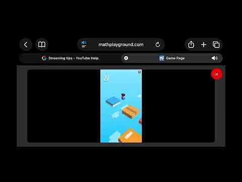 I played flip jump #math playground