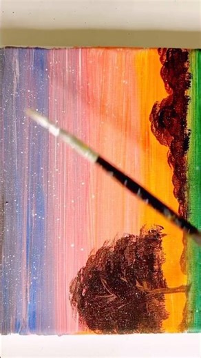 The Easiest Way to Paint a Sunset 🌅