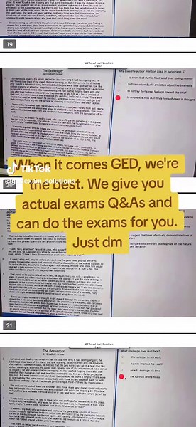 Passing your GED exams is very easy using these exact Q&As. You just have to master the answers. If that's difficult, then let me do the exams for you with a guaranteed 90% score. Payment is after results are out. Dm, we get started #gedmath #gedexamhelp #ged2025 #gedtest #gedclasses