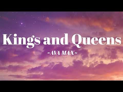 AVA MAX - Kings and Queens Lyrics (Lyric Video)