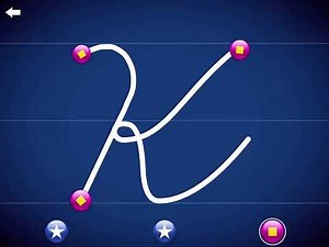 LetterSchool Zaner-Bloser Style Cursive Uppercase Letters H-N